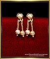 ERG2320 - Pure Gold Plated Double Line Drop Earrings for Girls