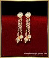 ERG2321 - Classic Double One Gram Gold Earrings for Daily Use