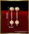 ERG2322 - New Light Weight Gold Earrings Designs for Daily Use