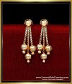 ERG2323 - Beautiful Gold Plated Daily Use Hanging Ball Earrings
