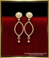 ERG2324 - Latest 1 Gram Gold Earrings Designs for Daily Use