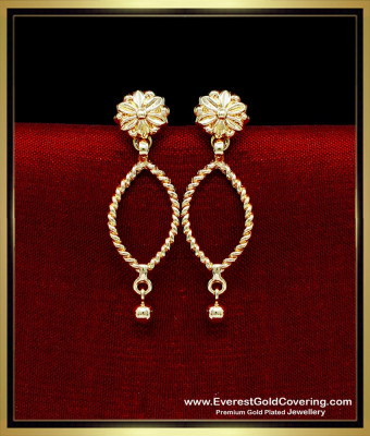 ERG2324 - Latest 1 Gram Gold Earrings Designs for Daily Use