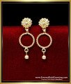 ERG2325 - Simple 1 Gram Gold Covering Earrings Online Shopping