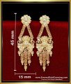 ERG2327 - Solid Yellow Gold Artificial Earrings for Daily Use