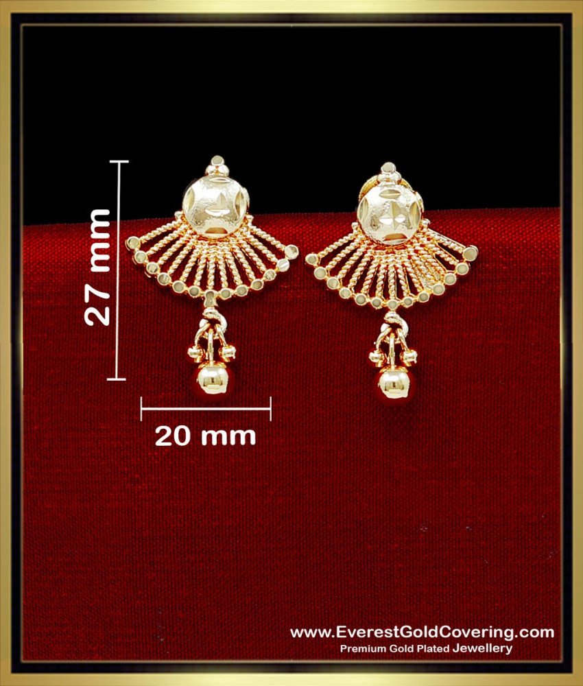 ERG2331 - Gold Plated Jewellery Design Stud Earrings Collections
