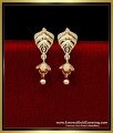 ERG2334 - Elegant 1 Gram Gold Earrings Designs for Daily Use