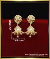 ERG2336 - Gold Design Small Plain Traditional Jhumkas Online