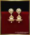 ERG2337 - Gold Plated Light Weight Small Gold Jhumka Design