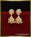 ERG2338 - Traditional Gold Earring Patterns Jhumkas Online