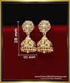 ERG2338 - Traditional Gold Earring Patterns Jhumkas Online