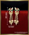 ERG2346 - Trendy 2 Gram Gold Earrings Designs for Daily Use