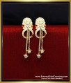 ERG2350 - Beautiful Small Gold Earrings Designs for Daily Use