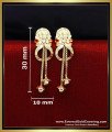 ERG2350 - Beautiful Small Gold Earrings Designs for Daily Use