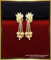 ERG2352 - Unique Lightweight Daily Wear Two Gram Gold Earrings