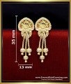 ERG2354 - Attractive Enamel Design 2 Gram Gold Earrings Daily Use