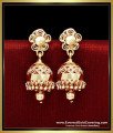 ERG2361 - Traditional South Indian Jhumka Earrings for Women