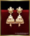 ERG2362 – 1 Gram Gold South Indian Jhumka Earrings for Wedding