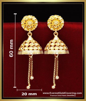 ERG2365 - New Models 2 Gram Gold Forming Jhumka Earrings