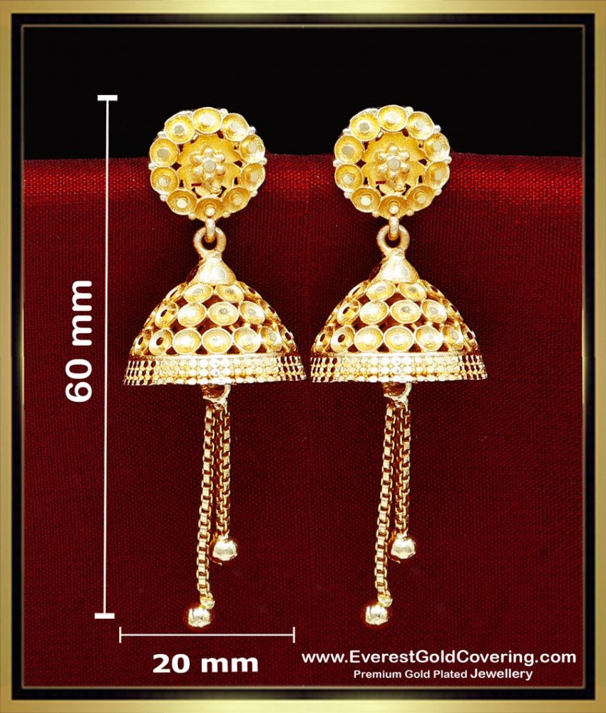 ERG2365 - New Models 2 Gram Gold Forming Jhumka Earrings