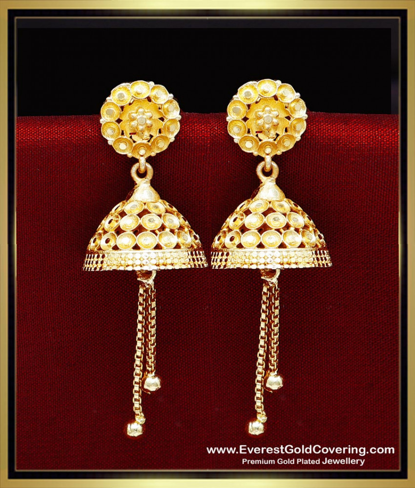 ERG2365 - New Models 2 Gram Gold Forming Jhumka Earrings