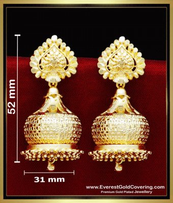 ERG2367 - Latest Gold Forming Heavy Bid Jhumka for Festival