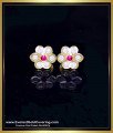 ERG2400 - Impon Seven Stone Best Stud Earrings for Daily Wear