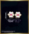 ERG2400 - Impon Seven Stone Best Stud Earrings for Daily Wear
