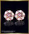 ERG2403 - South Indian Jewellery Impon Daily Wear Stud Earrings