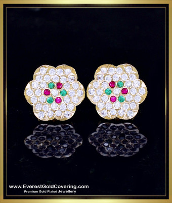 ERG2405 - Gold Model Impon Earrings Designs Online Shopping
