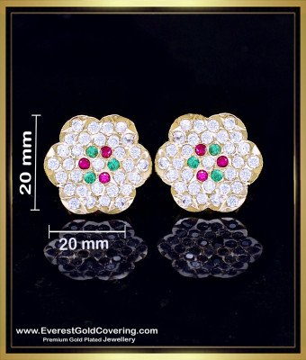 ERG2405 - Gold Model Impon Earrings Designs Online Shopping