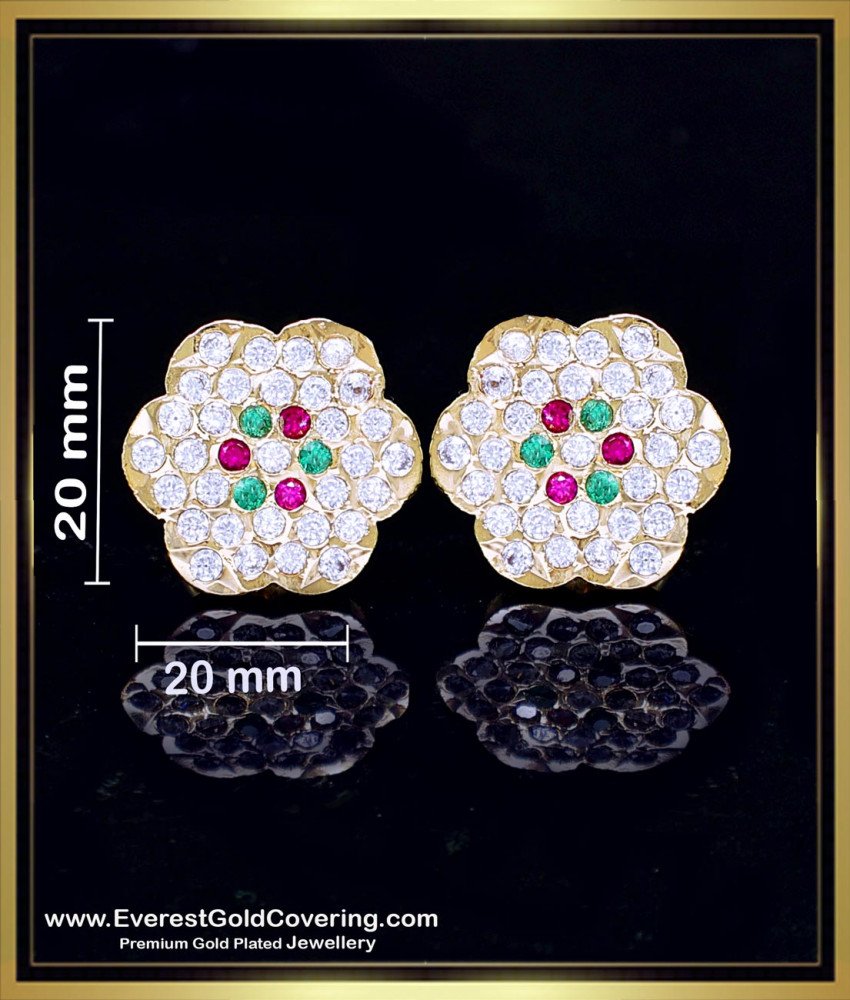 ERG2405 - Gold Model Impon Earrings Designs Online Shopping