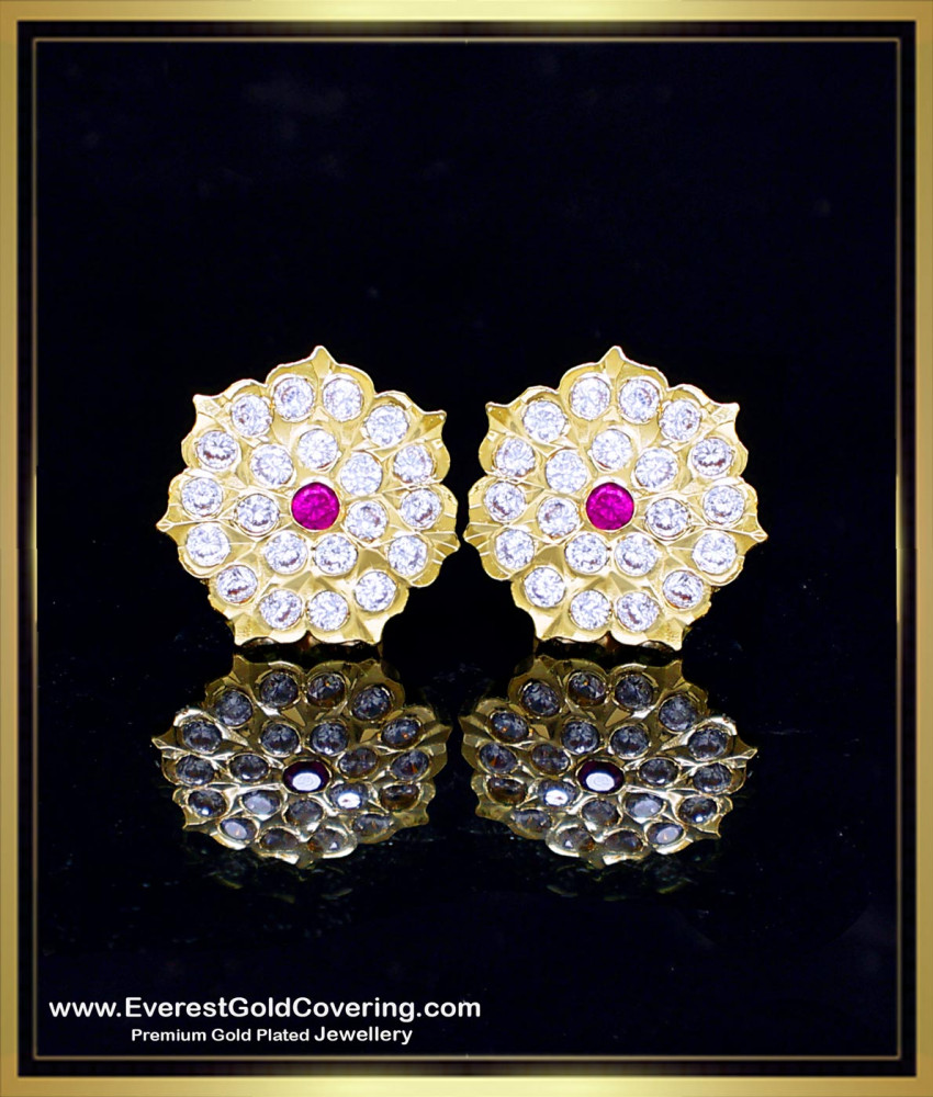 ERG2407 - Impon Jewellery Collections Gold Plated Stud Earrings