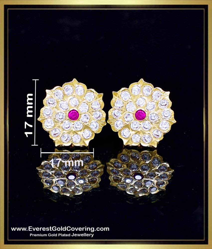 ERG2407 - Impon Jewellery Collections Gold Plated Stud Earrings