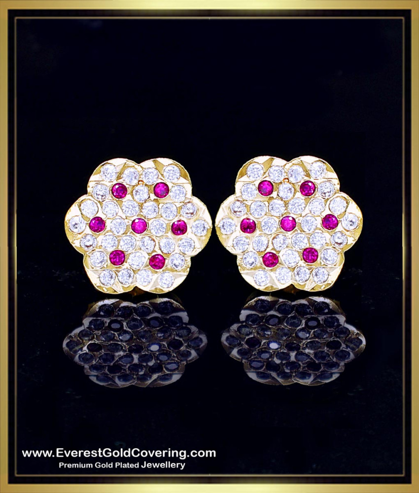 ERG2406 - 1 Gram Gold Plated Daily Wear Impon Earrings Collection