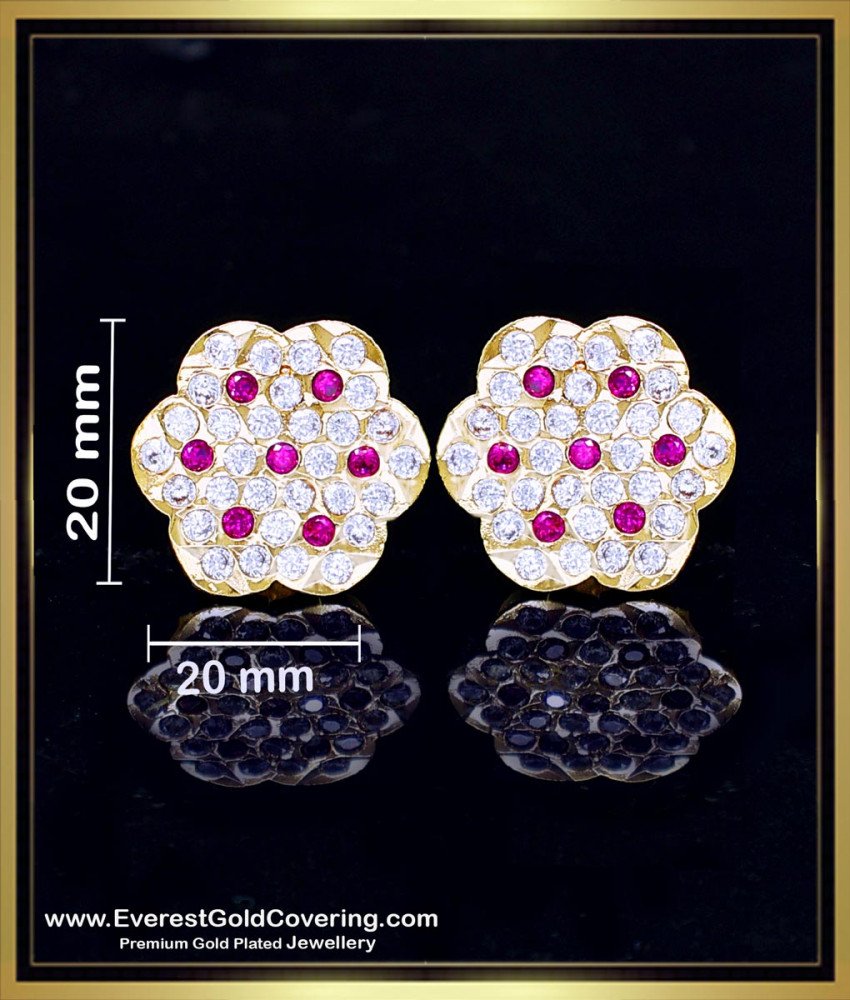 ERG2406 - 1 Gram Gold Plated Daily Wear Impon Earrings Collection