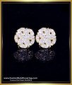 ERG2410 - Latest Impon White Stone Earrings Set for Women