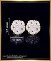 ERG2410 - Latest Impon White Stone Earrings Set for Women