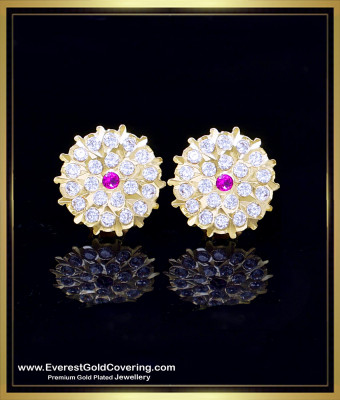 ERG2413 - Impon Daily Wear Stone Stud Earrings Tops for Women