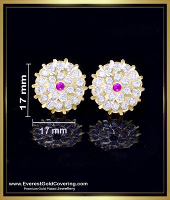 ERG2413 - Impon Daily Wear Stone Stud Earrings Tops for Women