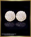 ERG2415 - Original Impon Round Shape Stud Earrings Big for Women