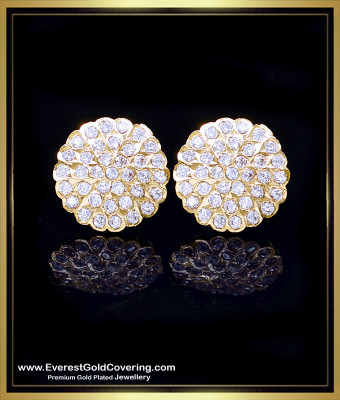 ERG2415 - Original Impon Round Shape Stud Earrings Big for Women