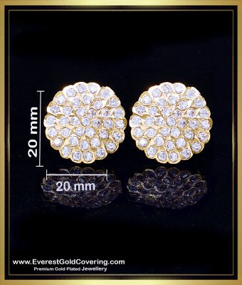 ERG2415 - Original Impon Round Shape Stud Earrings Big for Women