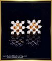 ERG2420 - Elegant American Diamond Party Wear Impon Studs Earrings