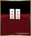 ERG2424 - Impon Jewellery Stone Stud Earrings Design for Women