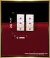 ERG2424 - Impon Jewellery Stone Stud Earrings Design for Women