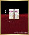 ERG2425 - Cute Daily Wear Light Weight Impon Jewellery Earrings