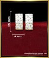ERG2426 - Traditional Gold Model White Stone Stud Earrings Design