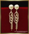 ERG2442 - High Quality Lightweight Daily Use 2 Gram Gold Earrings
