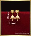 ERG2452 - Simple Daily Use 2 Gram Gold Jhumka Earrings Small