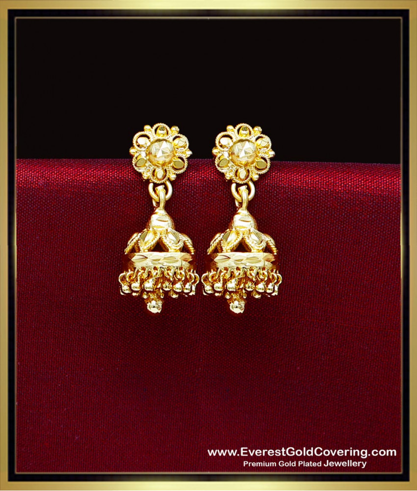 ERG2454 - First Quality Gold Forming 2 Gram Jewelry Jhumka Earrings